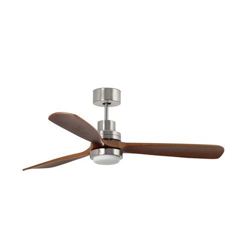 Faro Barcelona LANTAU XL LED Matt nickel/walnut fan — manufacturer representative image