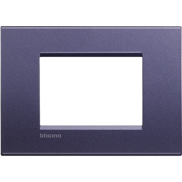 BTicino Square cover plate 3 modules - bronze polished club — LNA4803CB