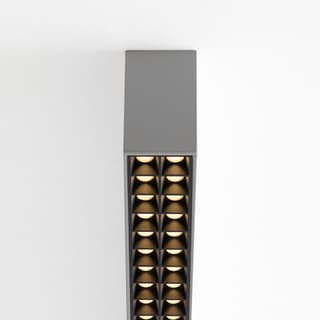 Artemide A.39 Microrefractive - Suspension/Ceiling - Direct Emission - 1482mm - 3000K - Silver/Black — CM200105
