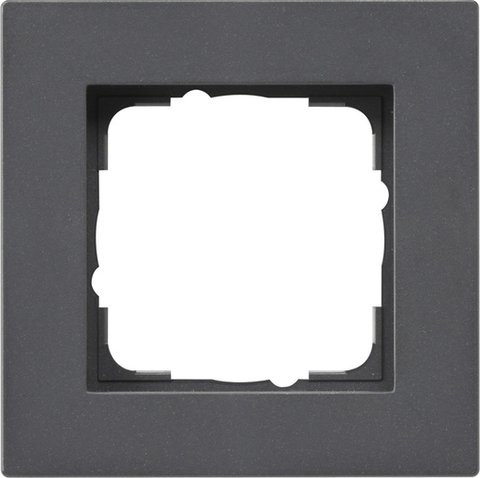 Gira E2 cover frame for flat installation anthracite anthracite — 0211235