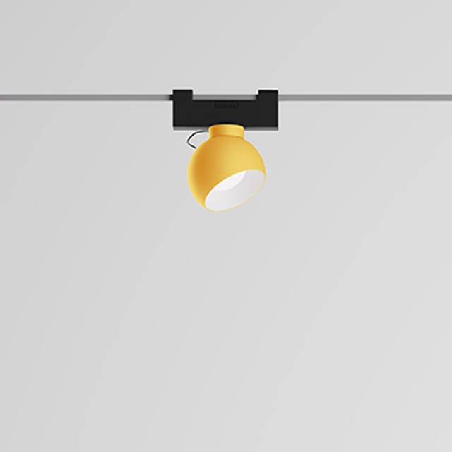 Artemide Ixa Funivia - Spot - Yellow - Push on Board — FS10105