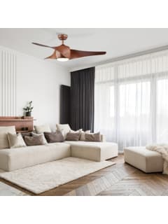 Zambelis 20256 FAN CEILING 15W WOOD GRAIN BLADES