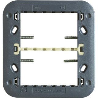 BTicino Support 8 modules with protection transparent — H4726