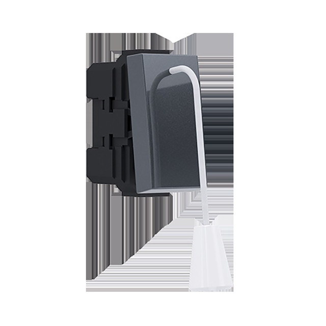 ACA Lighting MODYS PUSH BUTTON SWITCH WITH CORD ANTHRACITE 1 M. 1P 10A 250VAC IP20 — 10101312519