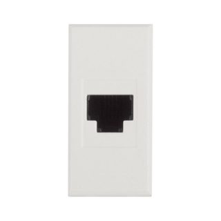 AVE RJ11 TEL.SOCKE.SCREWS TERM.WHITEK 1M — 446024