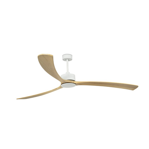 Faro Barcelona KAUAI XXL White/pine fan — manufacturer representative image
