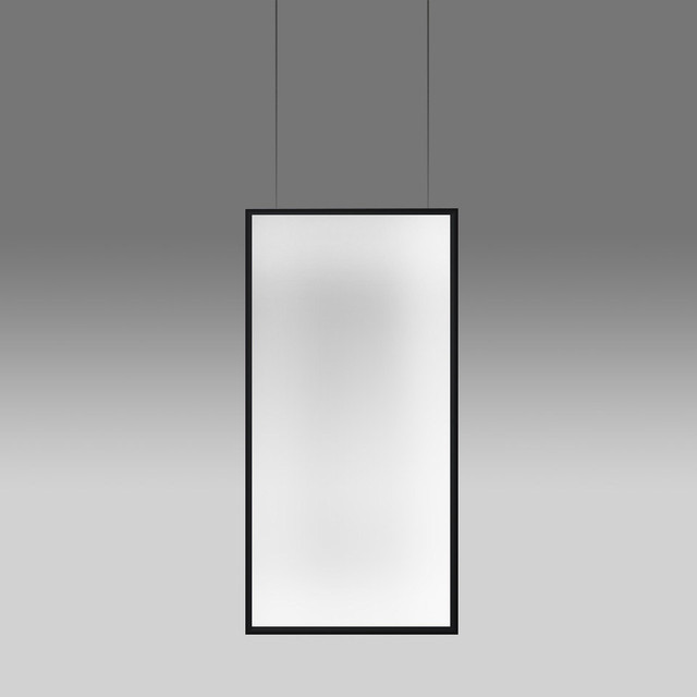 Artemide Discovery Space Rectangular - Black - App Compatible — 2005030APP — manufacturer representative image