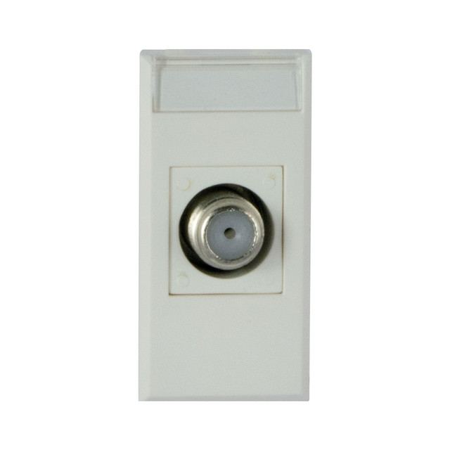 AVE FEMALE F-TYPE CONNECTOR WHITEK 1M — 446096F