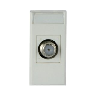AVE FEMALE F-TYPE CONNECTOR WHITEK 1M — 446096F