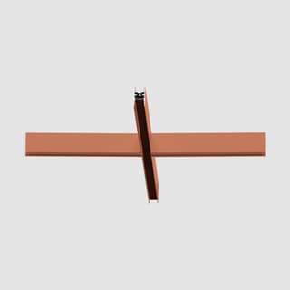 Artemide A.24 - Ceiling Sharping Emission - X Joint - 24° - 2700K - Brushed Copper — AQ00818