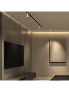 Zambelis S114 3-PHASE TRACK LIGHT 7W LED 36° BRUSHED BRASS