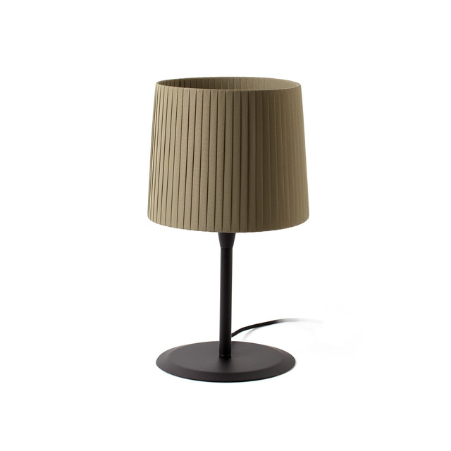 Faro Barcelona SAMBA Black/ribbon green table lamp — 64311-40