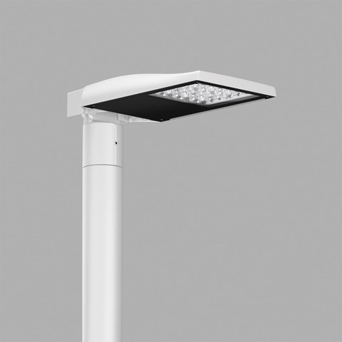 iGuzzini EQ42 — Outdoor luminaire with direct light street optic, designed to use LED lamps — manufacturer representative image