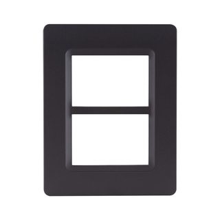 AVE TECHNOPOLYMER FRONT PLATE, S44, MATT GREY – 6 (3+3) MOD. — 44PY033GTK