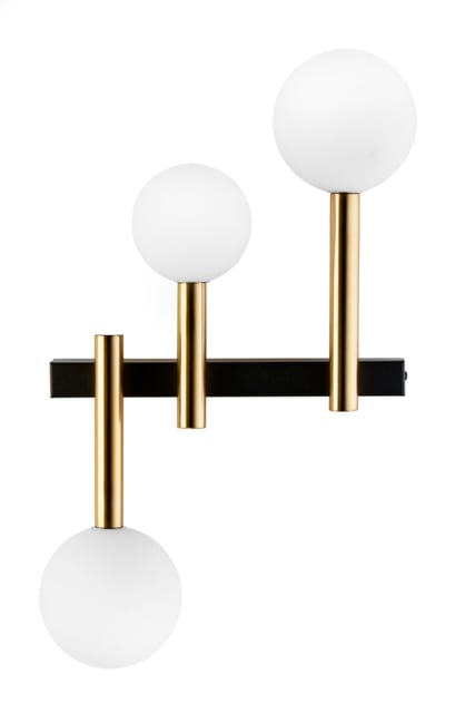 Sigma Wall lamp AKORD 3 black/gold szczotkowany 41935