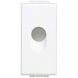 BTicino Blank plate with simple output with hole d=9mm — N4953