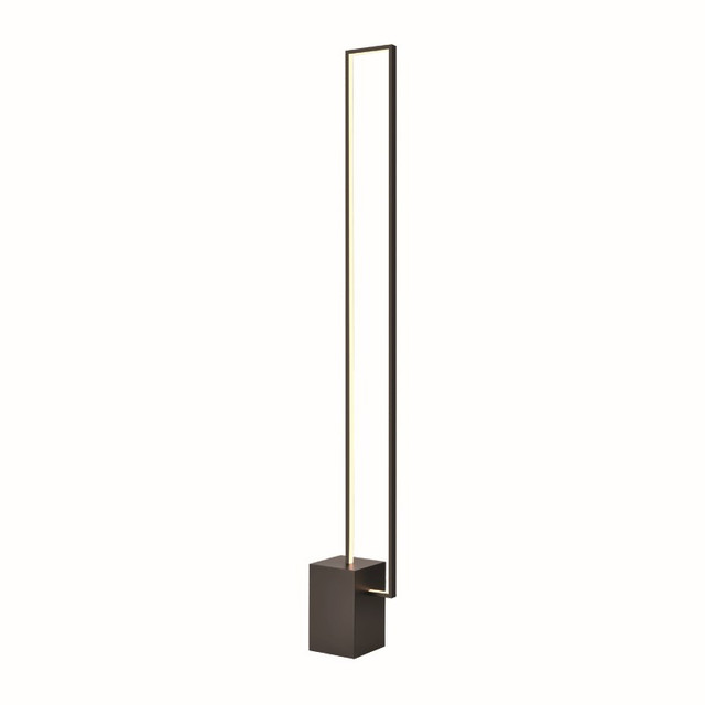 ACA Lighting FLOOR LIGHTING LED 35W 3000K 2800LM AELIA BLACK METAL IP20 20,5X14XH150CM — PN30LEDFBK