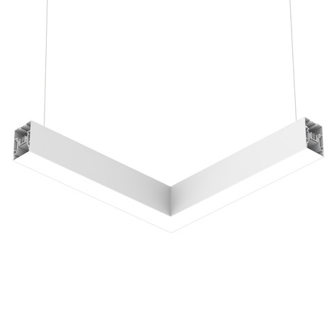 Flos In-Finity 70 Suspension Down Flat Corner 3000K General Lighting — manufacturer representative image