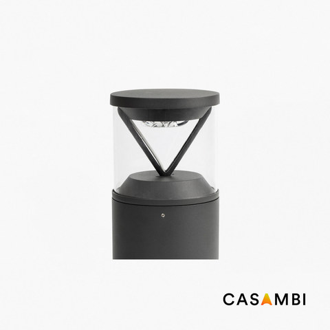 Faro Barcelona RUSH 250 Dark grey post lamp 2700K 180º CASAMBI — manufacturer representative image