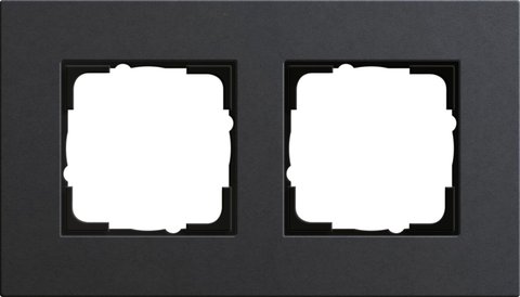 Gira Esprit cover frame anthracite linoleum-plywood anthracite — 0212226