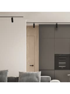 Zambelis S059-24 3-PHASE TRACK LIGHT LED 9W 24° BLACK ΜΑΤΤ