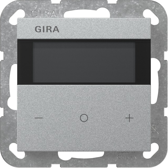 Gira room climate sens. Standard KNX System 55 c.alum.(lac.) — 200426 — manufacturer representative image