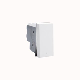 BTicino Intermediate rocker switches. 1P 10 AX - 250 - Antibacterial range — JW4004AB