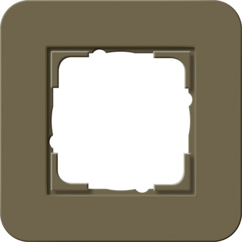 Gira E3 cover frame umber soft touch with anthracite carrier frame umber Soft Touch with anthracite carrier frame — 0211426