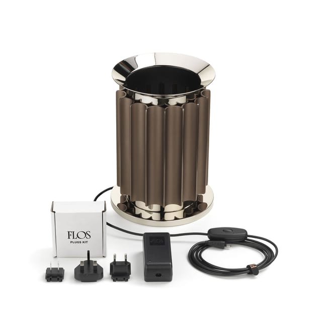 Flos Taccia led Anodized bronze base — F6608046