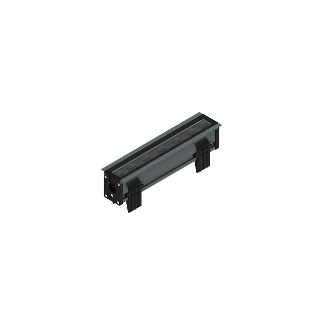 Flos Ingraze Fixed Frame + Asymmetric Louvre L 400 — F017A4SB033 — manufacturer representative image
