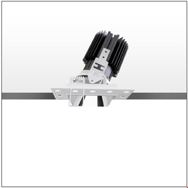 Artemide Everything 105 - Square - Trimless - Adj - 25° - 3000K - Polished metal — M260005 — manufacturer representative image
