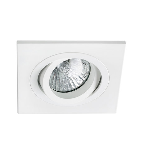 Faro Barcelona RADON SQ White adjustable recessed light — manufacturer representative image