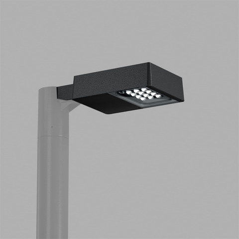 iGuzzini Platea Pro pole mounted 296x214mm — P872 — manufacturer representative image
