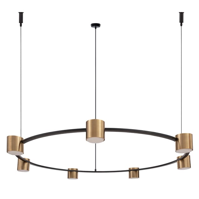 Sigma Pendant lamp KODO 7 black/gold 41330
