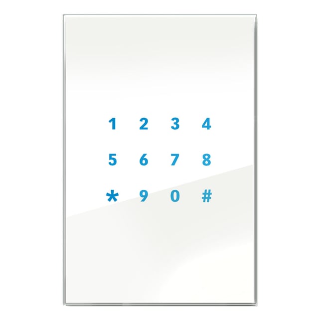 Blumotix Doory - Numeric keypad for access control cover — Doory - Numeric keypad for access control — BX-F-R12VWS