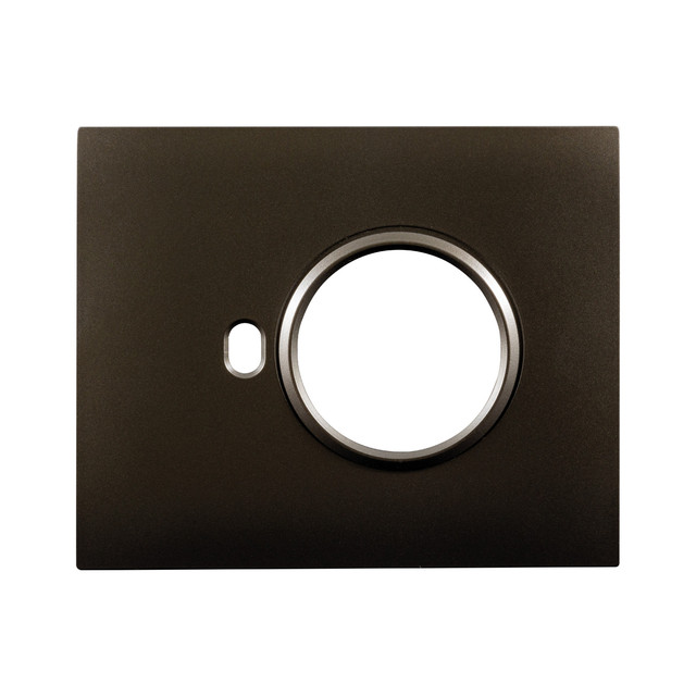 AVE NEW STYLE S44 SMART METAL PLATE, MATT BRONZE COLOUR – 1 SCHUKO SOCKET + 1 CONTROL – 3 MOD. — 44PSMN902BRO