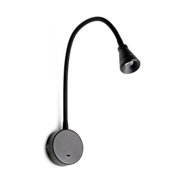 Faro Barcelona BEL Black wall lamp reader — 41030