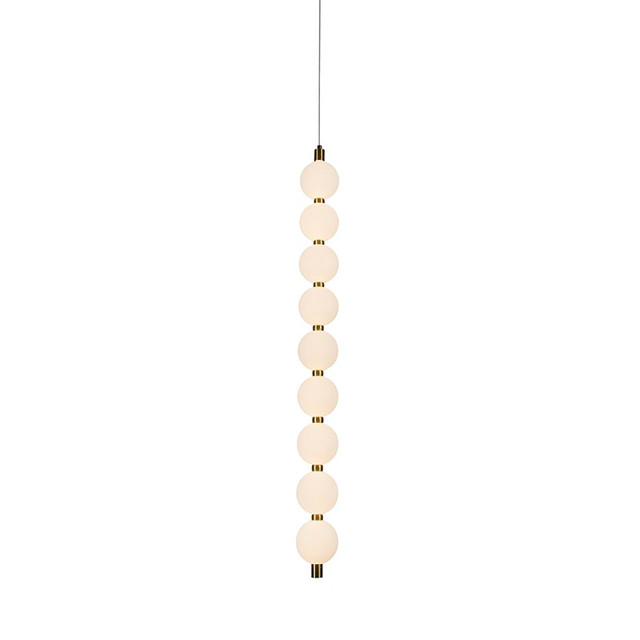ACA Lighting "PENDANT LAMP LED 14W 1050LM 3000K IP20 GOLD ALUMINIOUM + ACRYLIC " — HM238LEDP9
