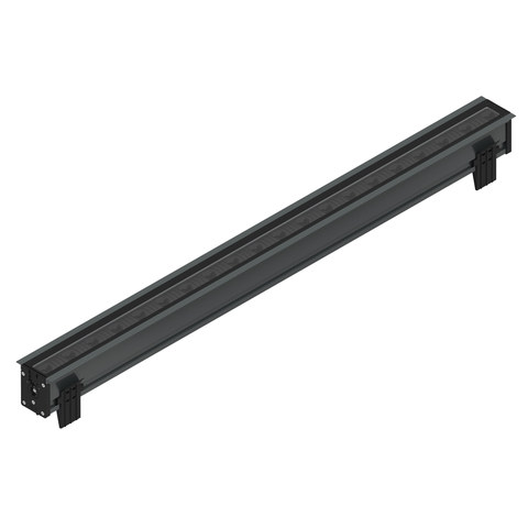 Flos Ingraze Adjustable Frame + Asymmetric Louvre L 1200 — F017H1QA033 — manufacturer representative image