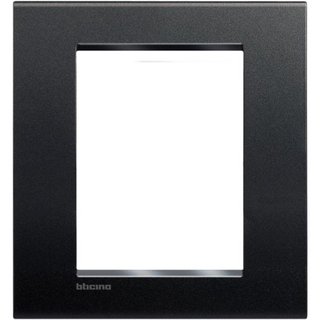 BTicino Square cover plate 3+3 modules - anthracite — LNA4826AR