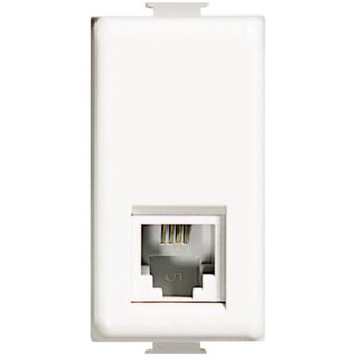 BTicino RJ11 telephone connector — AM5958/11N