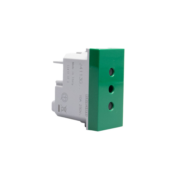 BTicino Italian standard P11 socket outlets. 2P+E 10 A 250 Va.c. — J4113G