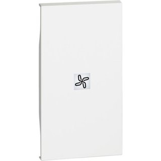 BTicino Lightable cover with fan symbol — KW01M2RN