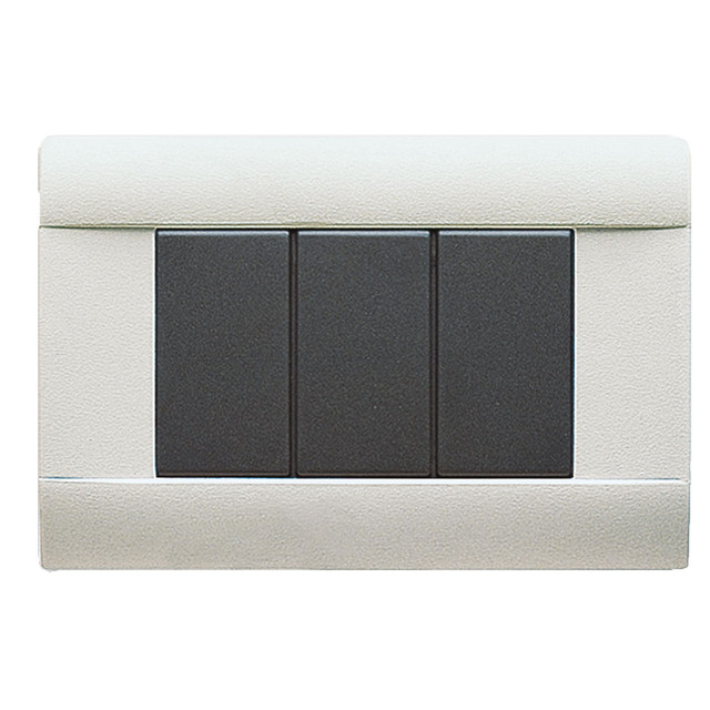 AVE PLATE THERMOPL. 3 MOD. RAL7035 GREY — 45P03R