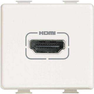 BTicino Pre-connected HDMI 2.0 connector - 2 modules — AM4284