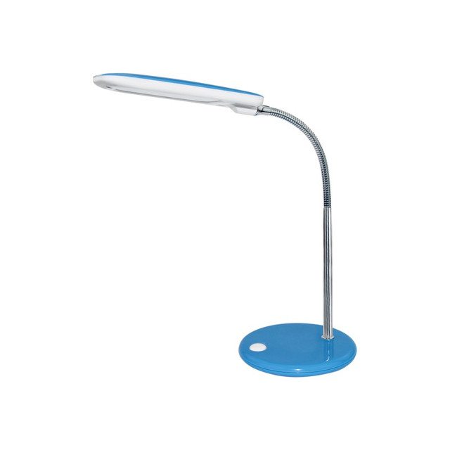ACA Lighting NETTO TABLE LAMP 5W BLUE 4000K WITH SPIRAL 230V Φ13XH47,5CM BAZ — 15205LEDBE