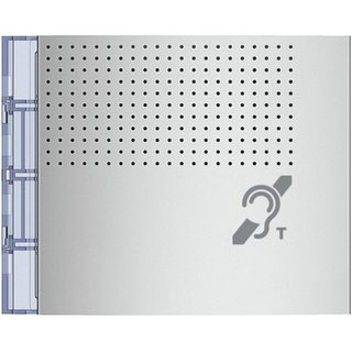 BTicino Sfera New inductive loop and control speech synthesis Front cover Sfera - Allmetal — 352701