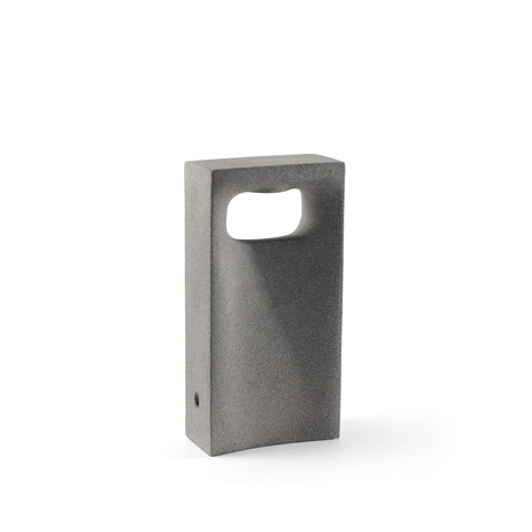 Faro Barcelona GLINT 400 Grey bollard lamp 2700K — manufacturer representative image