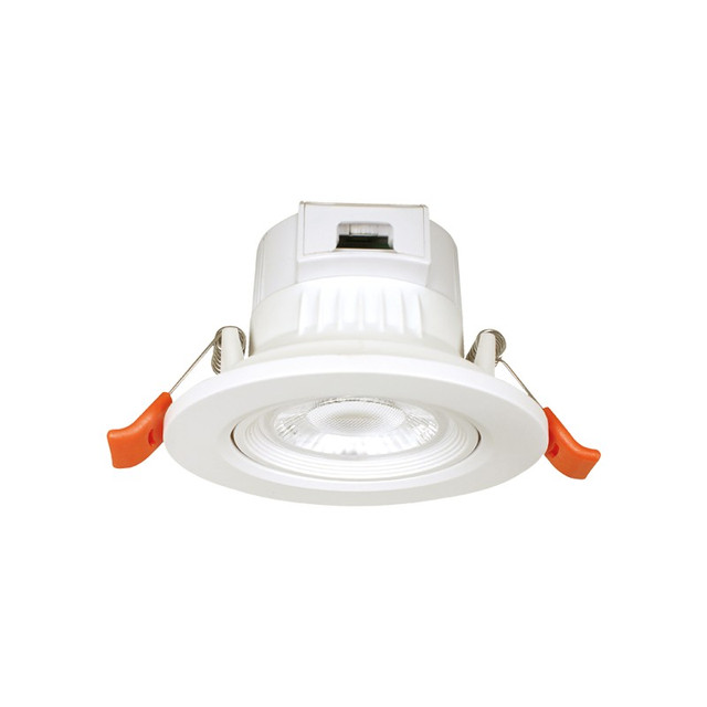 ACA Lighting ROUND LED SPOTLIGHT 7W SWITCH 3000-4000-6000K SMD 230V 40° Ra80 PRE-SET UP 3000K — FALKO7R