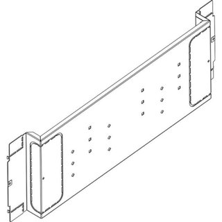 BTicino Fixing plate for M400-630E fixed version horizontal for LDX800, MDX800 and HDX — 9741P/04